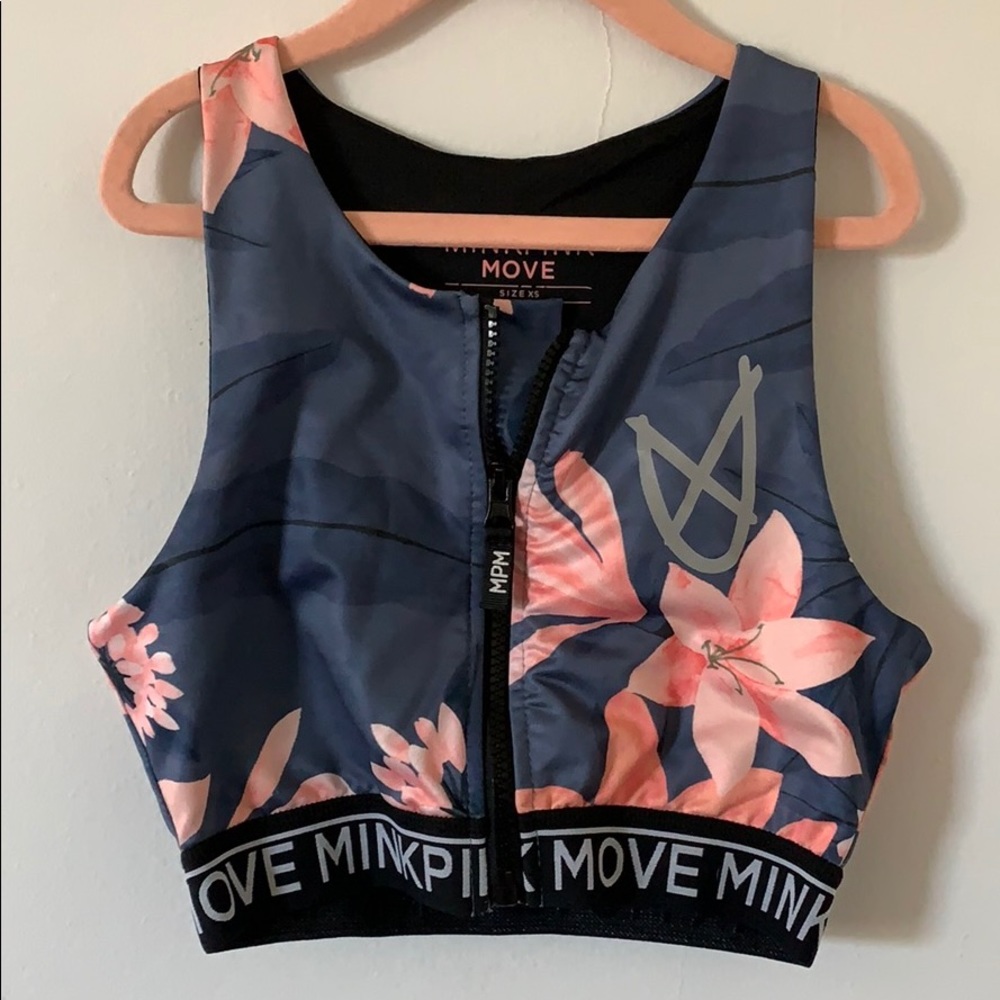 MinkPink Move Sports Bra Crop Top
